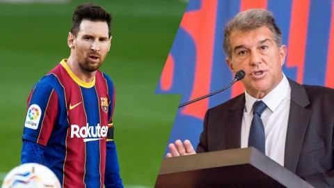 El plan de Laporta sería renovar a Messi por tres años más