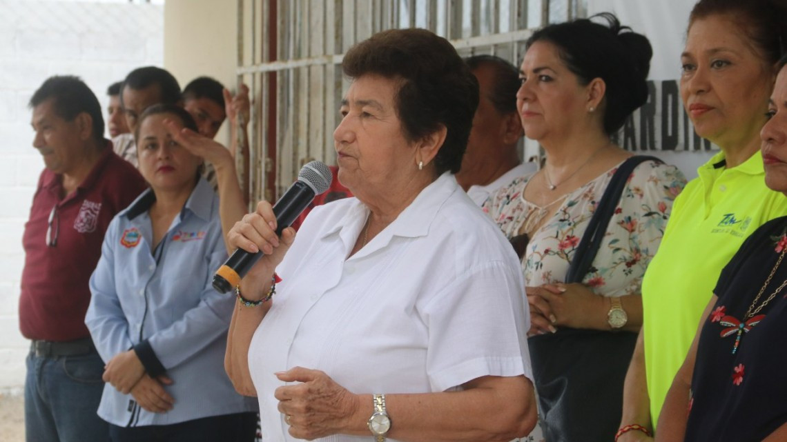 Beneficia Ayuntamiento a jardín de niños con barda perimetral
