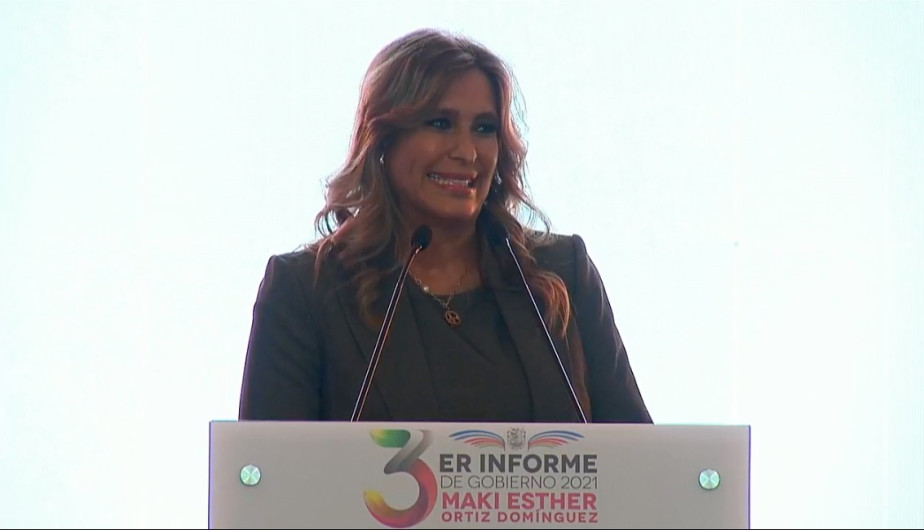 Presenta Maki Ortiz último informe de gobierno.