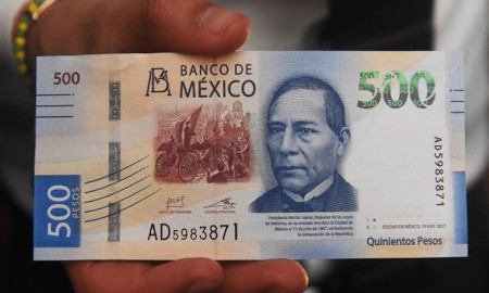Billete de 500 entre los más bonitos del mundo