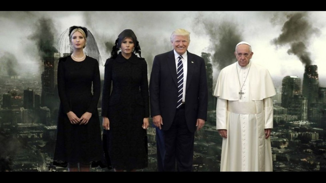 La visita de los Trump al Papa en memes