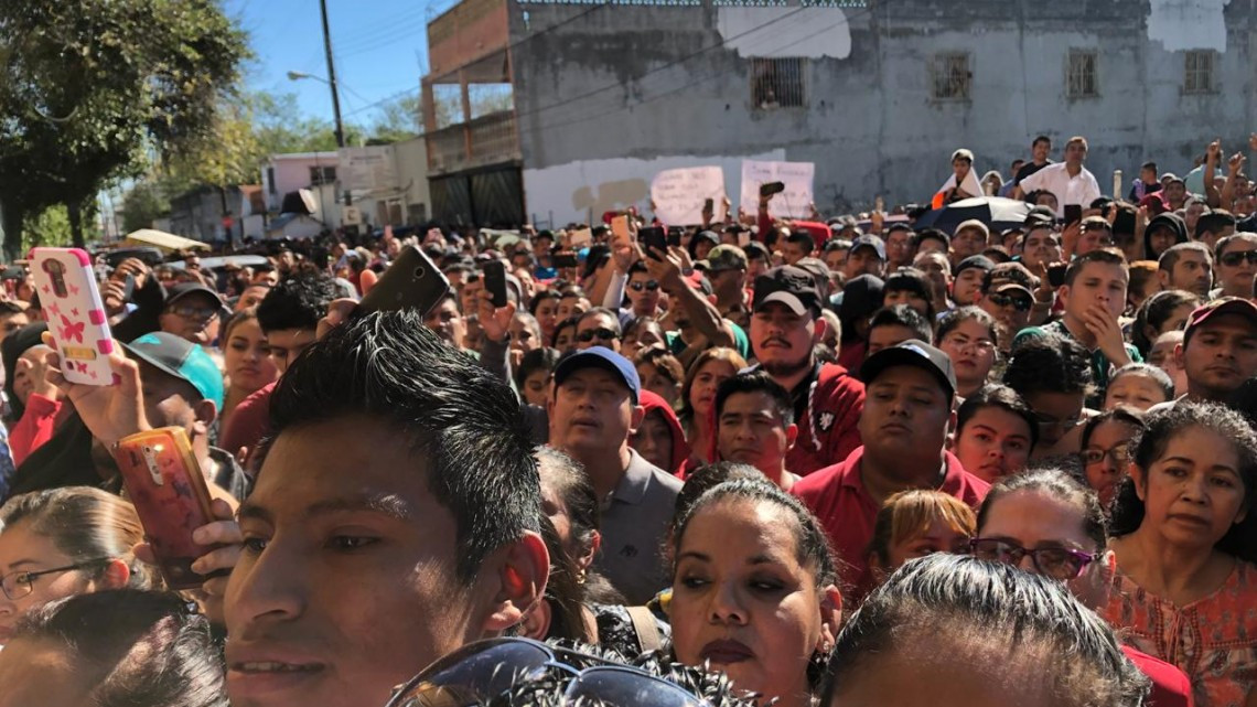 Obreros de Matamoros se van a huelga 