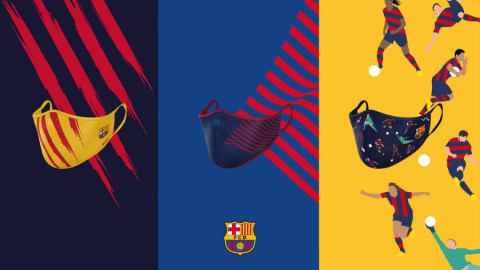 Barcelona luce sus nuevos cubrebocas en regreso a entrenamientos