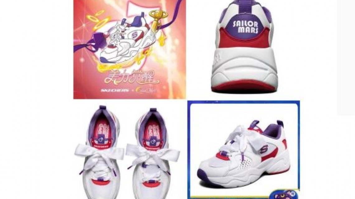 Skechers lanza línea inspirada en Sailor Moon