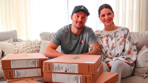 Jugador del Benfica dona computadoras por pandemia