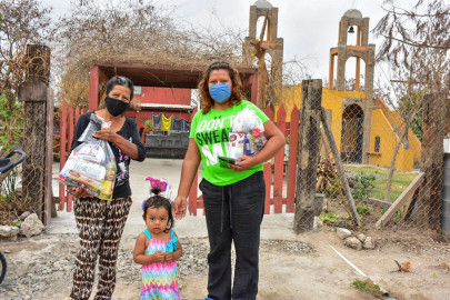 DIF Reynosa visitó a las familias de la Colonia Nuevo Tamaulipas