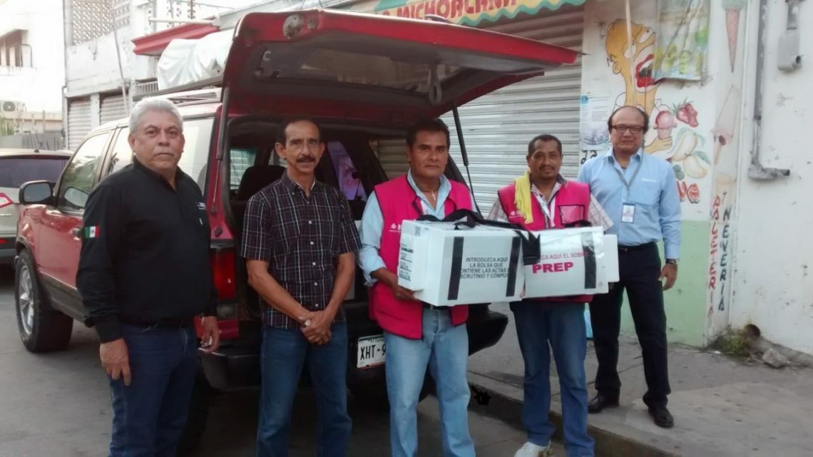 Inicia la entrega de paquetes electorales en Madero y Altamira 