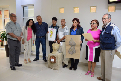Inauguran exposición escultórica del reynosense Gabriel Fuentes