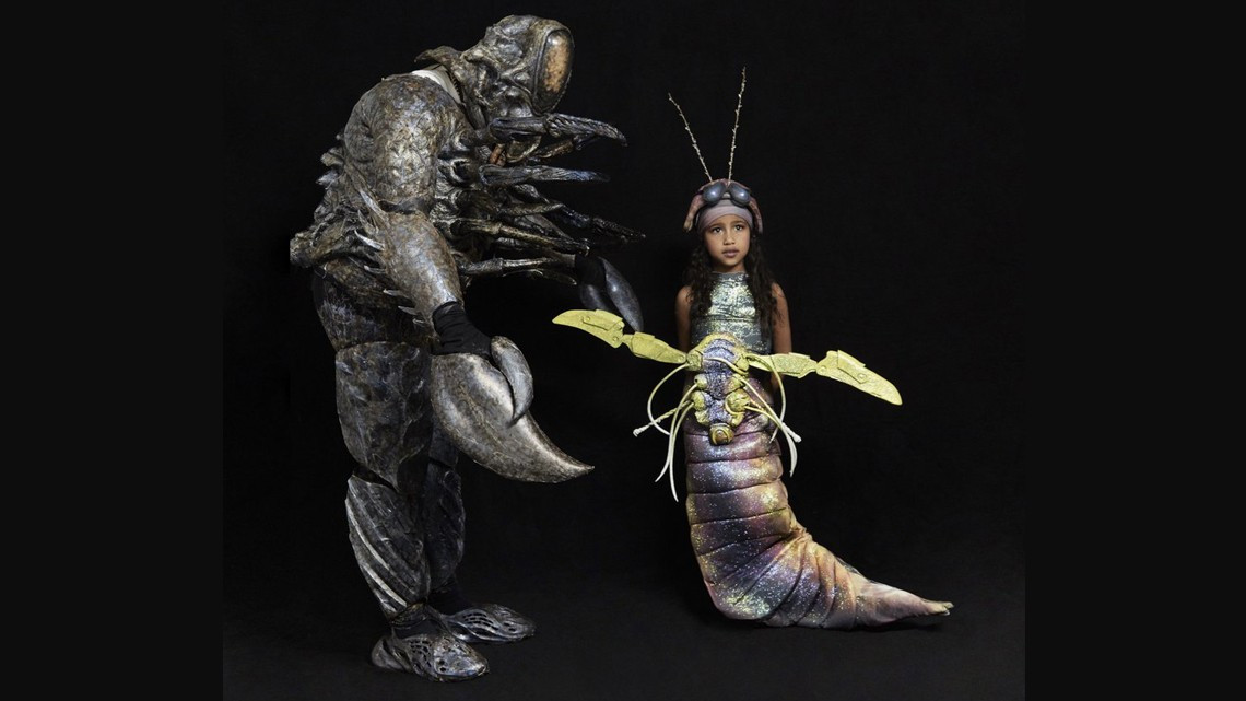 La familia West-Kardashian posa con un nuevo disfraz