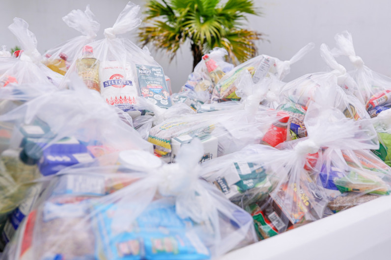 Reúne DIF Tamaulipas más de 17 toneladas de víveres para las familias afectadas por 