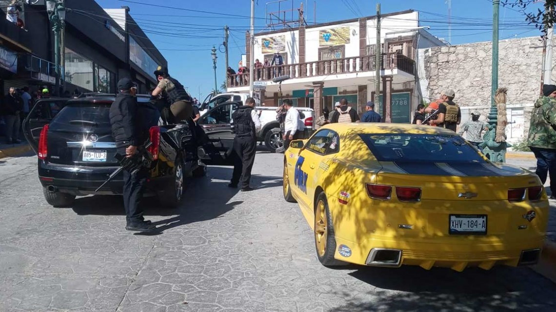 Balaceras y ejecutados sorprenden a Reynosenses; se trataba de la filmación de una película 