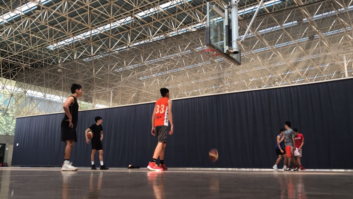 Selección de baloncesto en preparación para la ON2018