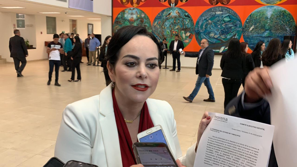 Se aferra Carmen Lilia a la coordinación de los diputados de MORENA