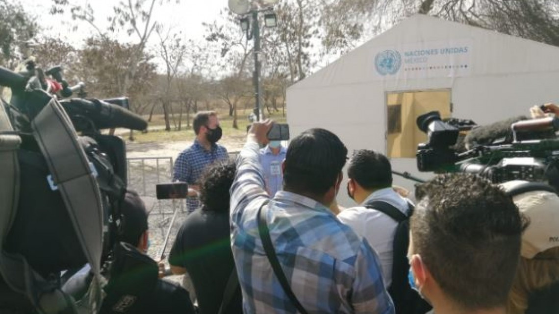 Agencias de la ONU inician registro de migrantes en el Campamento Matamoros
