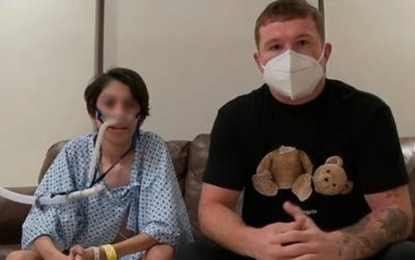 ‘Canelo Álvarez’ ayuda a joven que requiere trasplante de pulmón