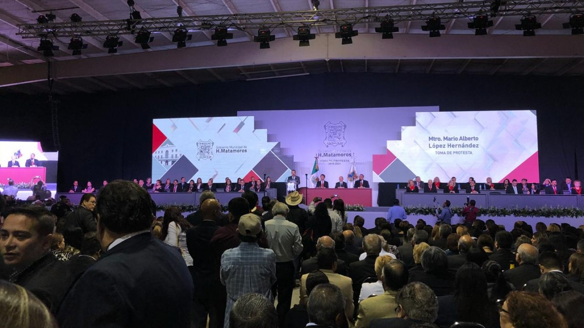Toma protesta como presidente de Matamoros Mario López