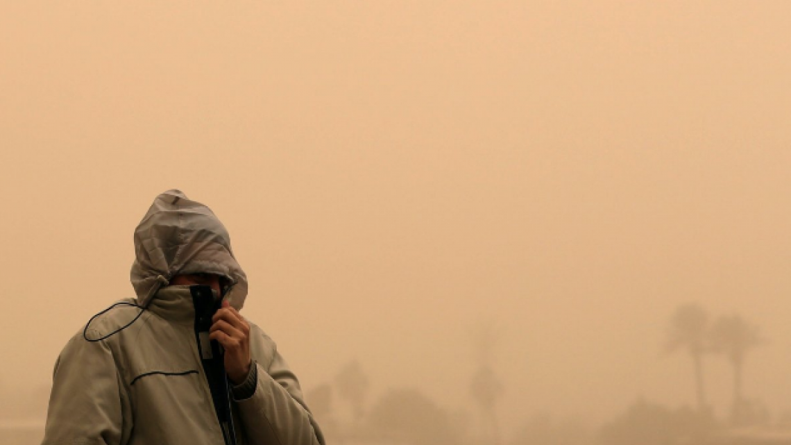 Gran tormenta de arena afecta a Egipto