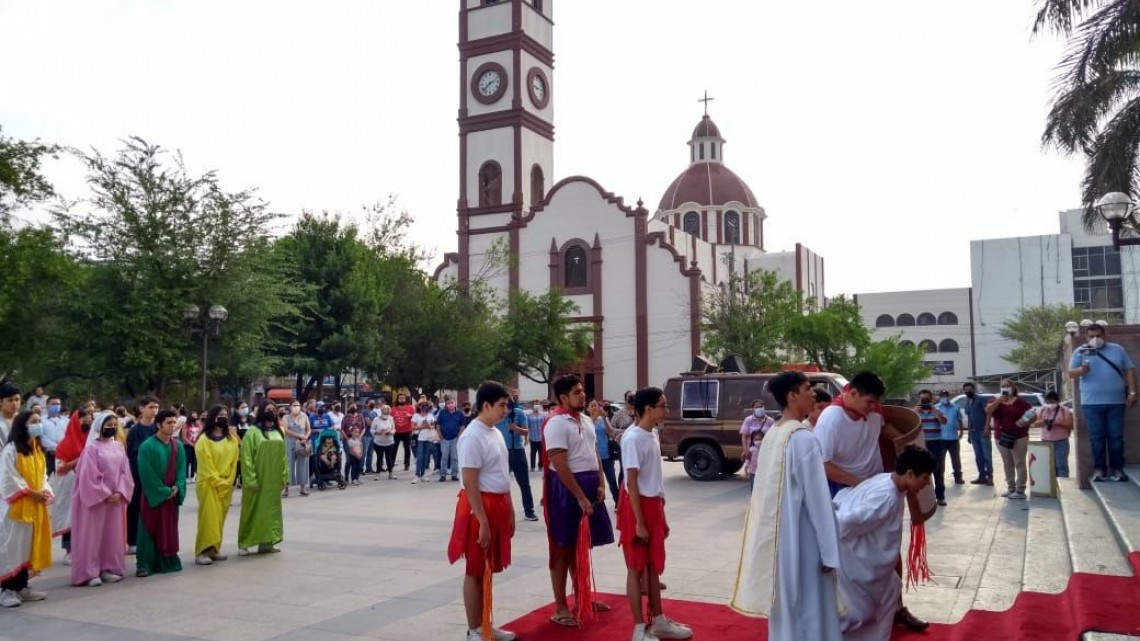 Realizan varios Viacrucis tras dos años de pandemia 