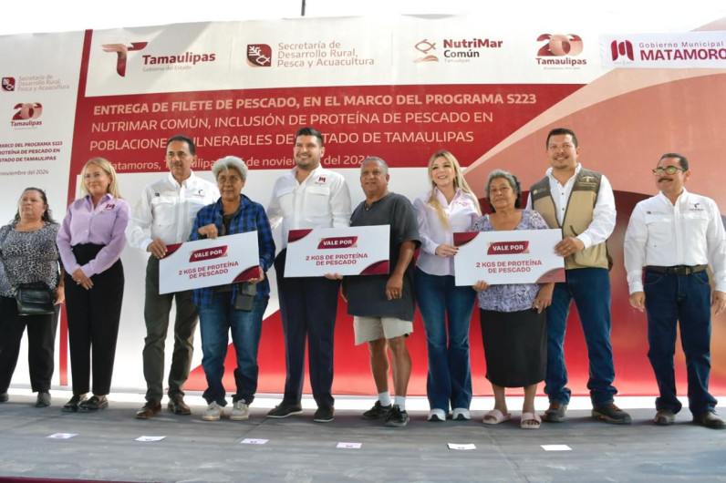 Con el programa Nutrimar-Común, se avanza hacia la seguridad alimentaria de Tamaulipas