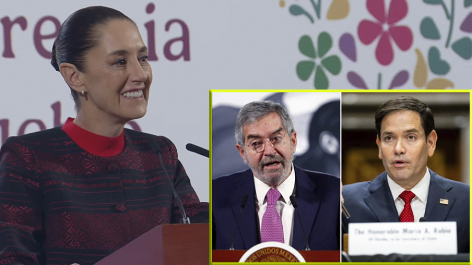 Diálogo con EU inició ayer con llamada entre canciller y secretario de Estado: Sheinbaum