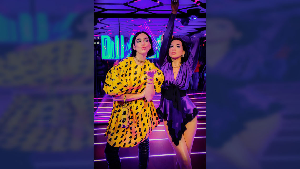 Dua Lipa conoció a su réplica de cera de Ámsterdam