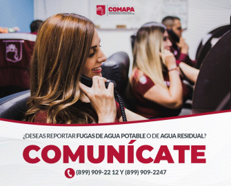 Atiende COMAPA a usuarios mediante líneas del CIAC