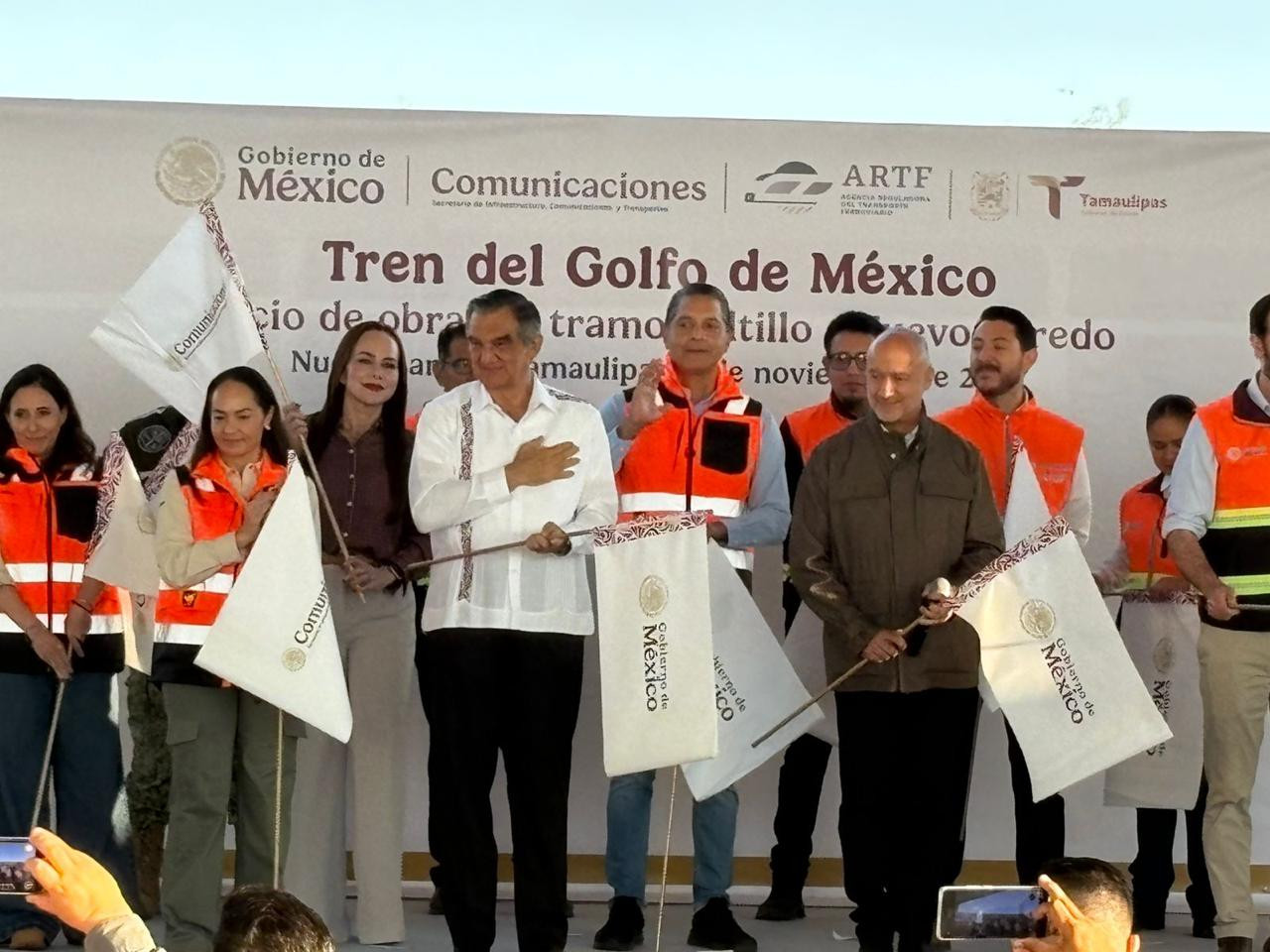 Dan banderazo oficial a la construcción del Tren de Pasajeros Saltillo-Nuevo Laredo