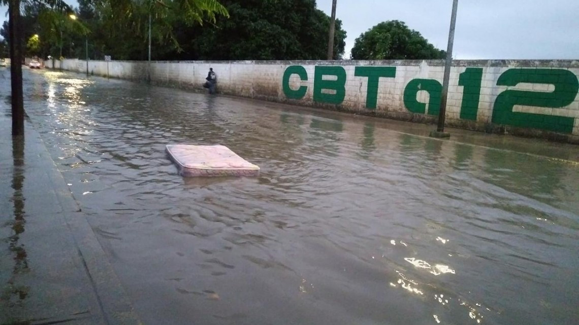 Se coordinan diversas autoridades por efectos de lluvia en Madero