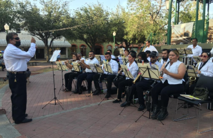 Inicia de forma intinerante  "jueves de plaza" a cargo de la Centenaria Banda Municipal