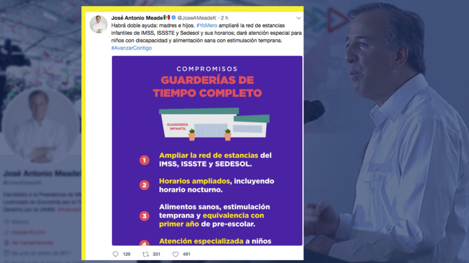 Propone Meade beneficiar a madres trabajadoras con estancias infantiles