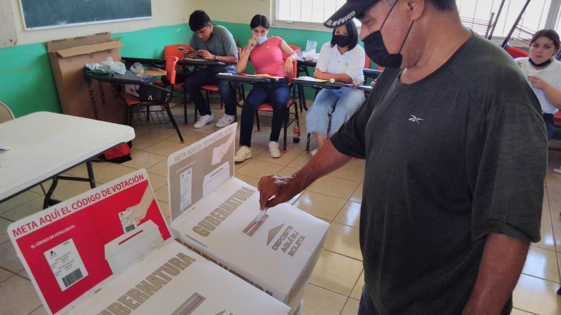 Instalan cinco urnas electrónicas en Matamoros