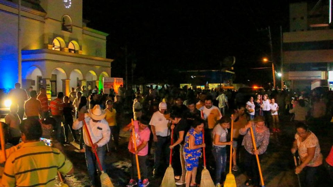 Realizan "Jornada de mejoramiento de imagen urbana"