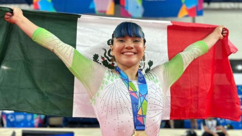 Alexa Moreno gana el oro en Copa del Mundo en Francia