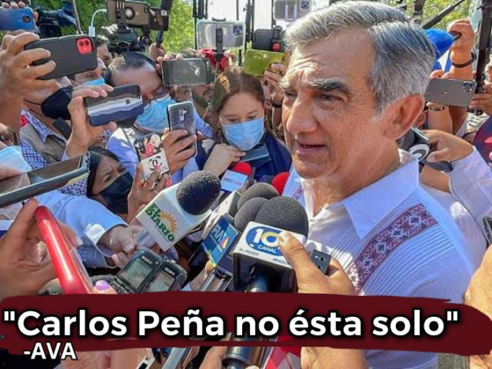 Carlos Peña no está solo: Américo Villarreal