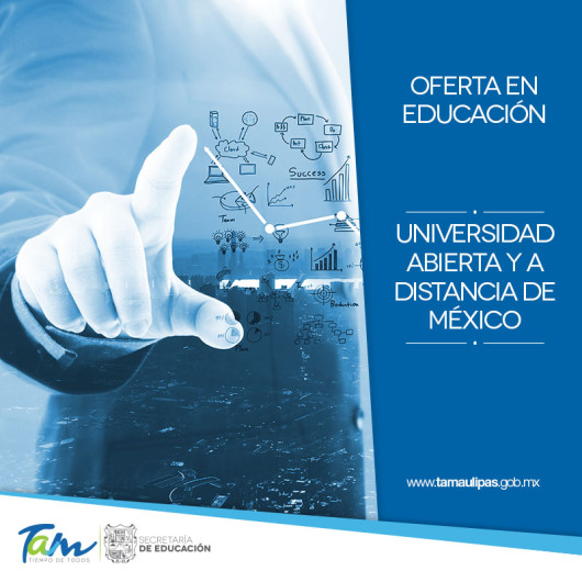 La universidad abierta y a distancia de México invita a inscribirse 