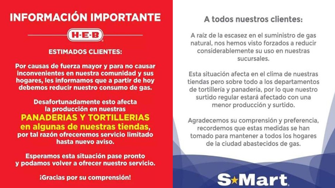 Limitan supermercados venta de pan y tortillas por falta de gas