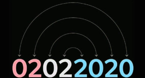 Hoy es capicúa 02 02 2020, uno de los 3 portales místicos de la década