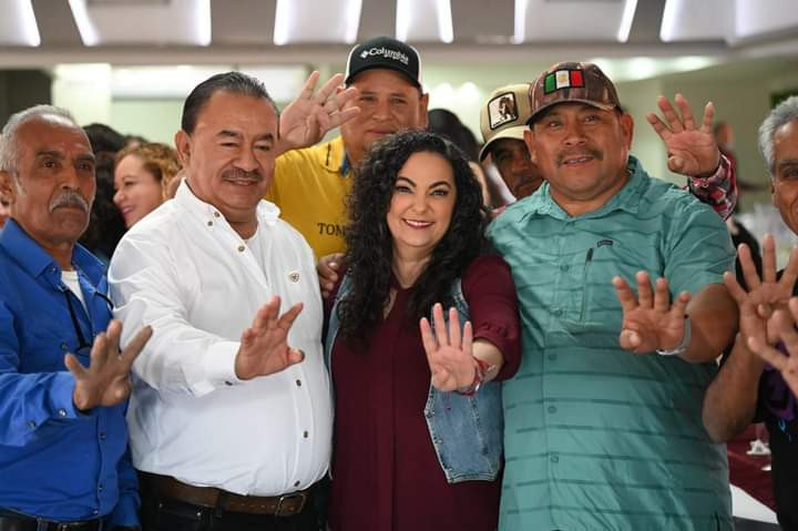Se reúne Olga Sosa candidata de Morena al Senado, con la clase obrera de Matamoros