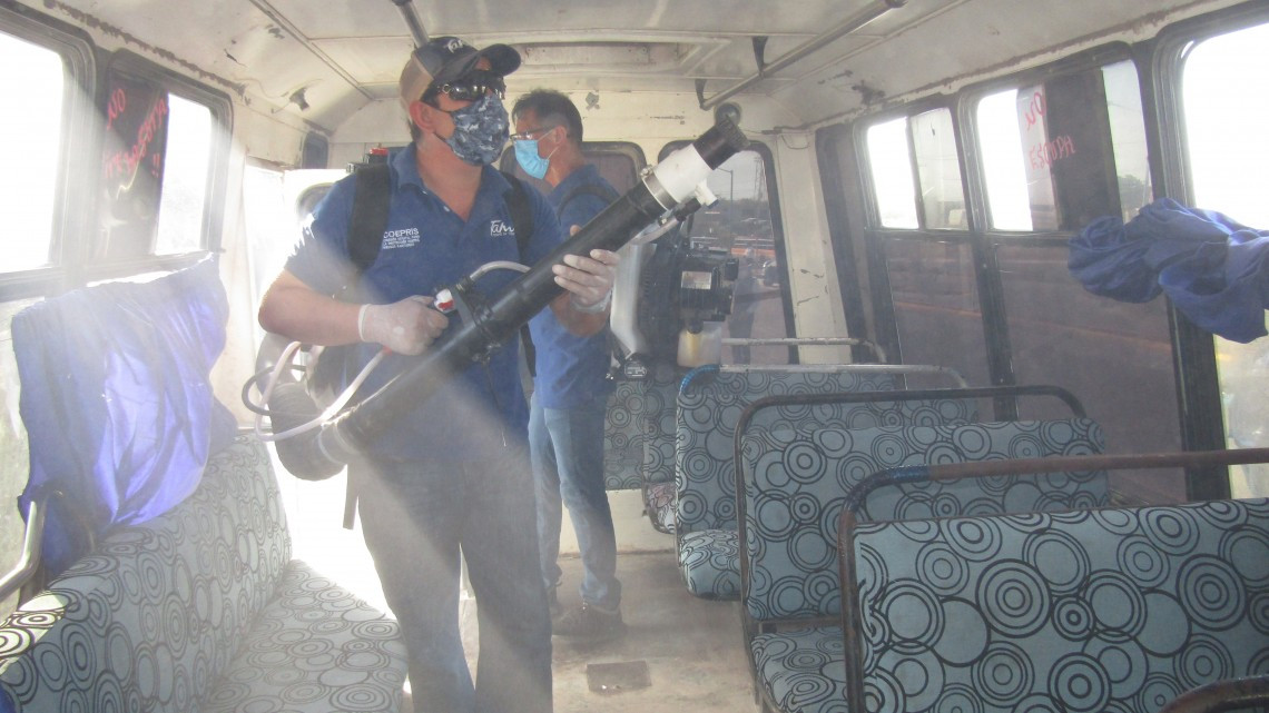 Suman colonias Luis Donaldo Colosio, Benito Juárez, Balcones de Alcalá y Puerta del Sol a jornadas gratuitas  de desinfección contra el COVID-19