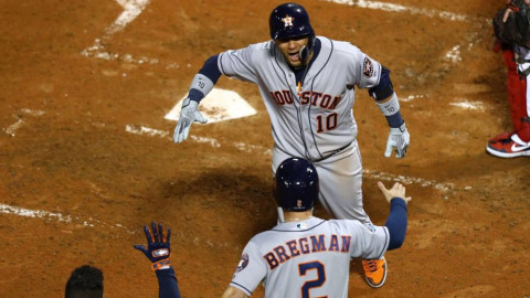 Astros vencen a Boston, van a la cabeza de la Liga Americana