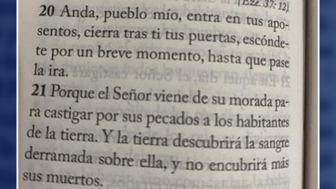 Aseguran que versículo de la Biblia predijo el brote de coronavirus