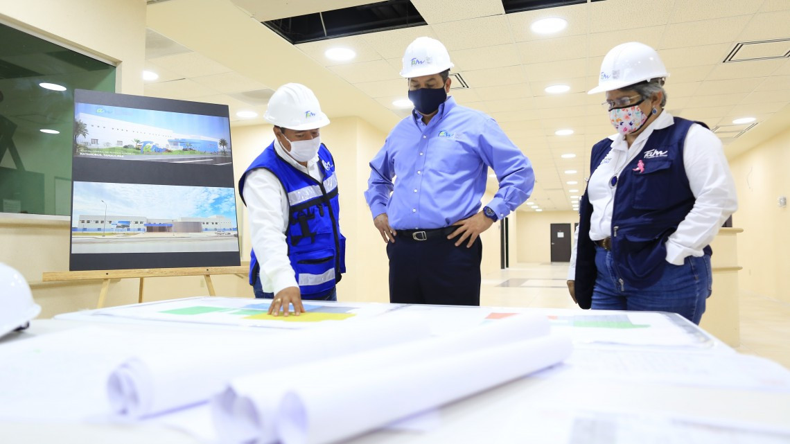 Supervisa Gobernador construcción de nuevo Hospital General de Matamoros