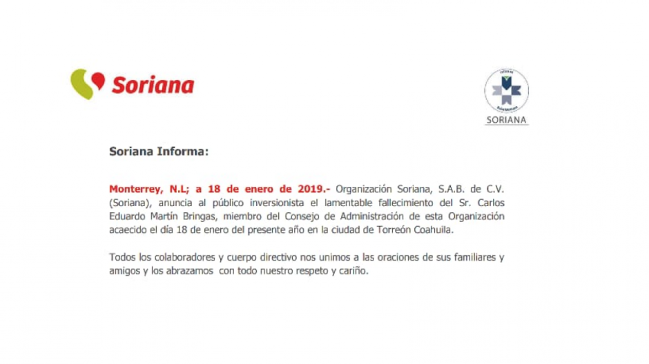 Encuentran muerto a Carlos Bringas, dueño de Soriana