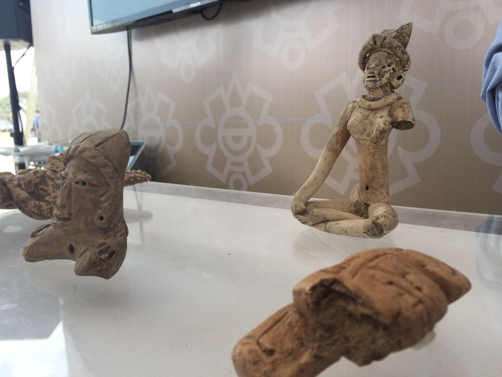 Piezas arqueológicas salen a la luz