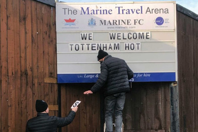 Tottenham vence al Marine FC de la octava división de Inglaterra