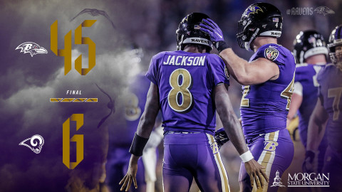 Lamar Jackson y los Ravens aplastan a los Rams