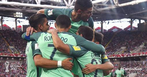Portugal consigue su primer triunfo en Confederaciones