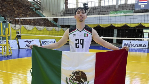 Tamaulipeco se cuelga medalla histórica para la Selección Mexicana Sub-23 de voleibol