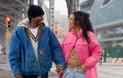  Rihanna y A$AP Rocky esperan a su primer hijo 