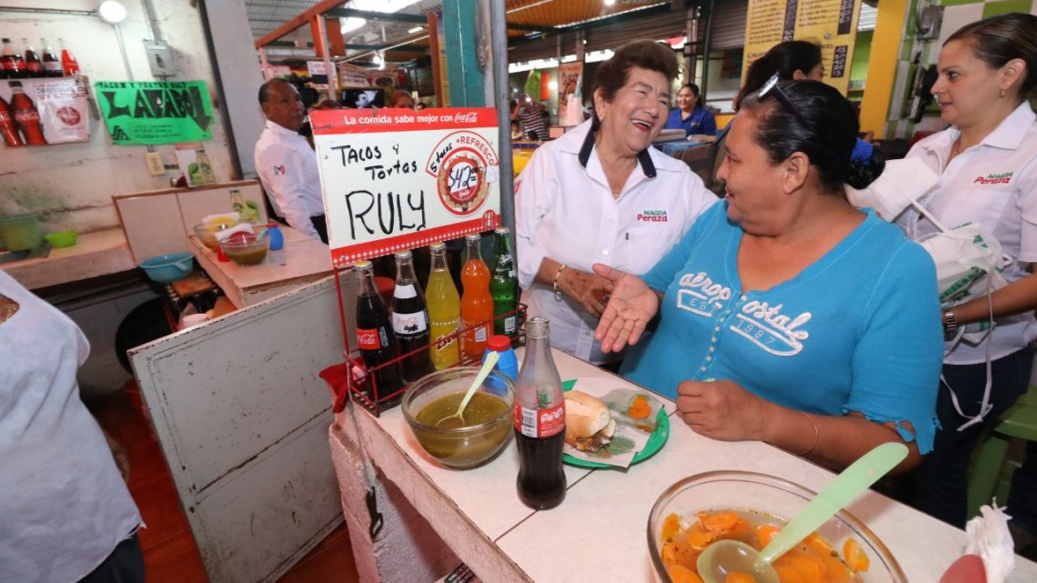 Voy a exigir se concluyan los mercados municipales: Magda Peraza